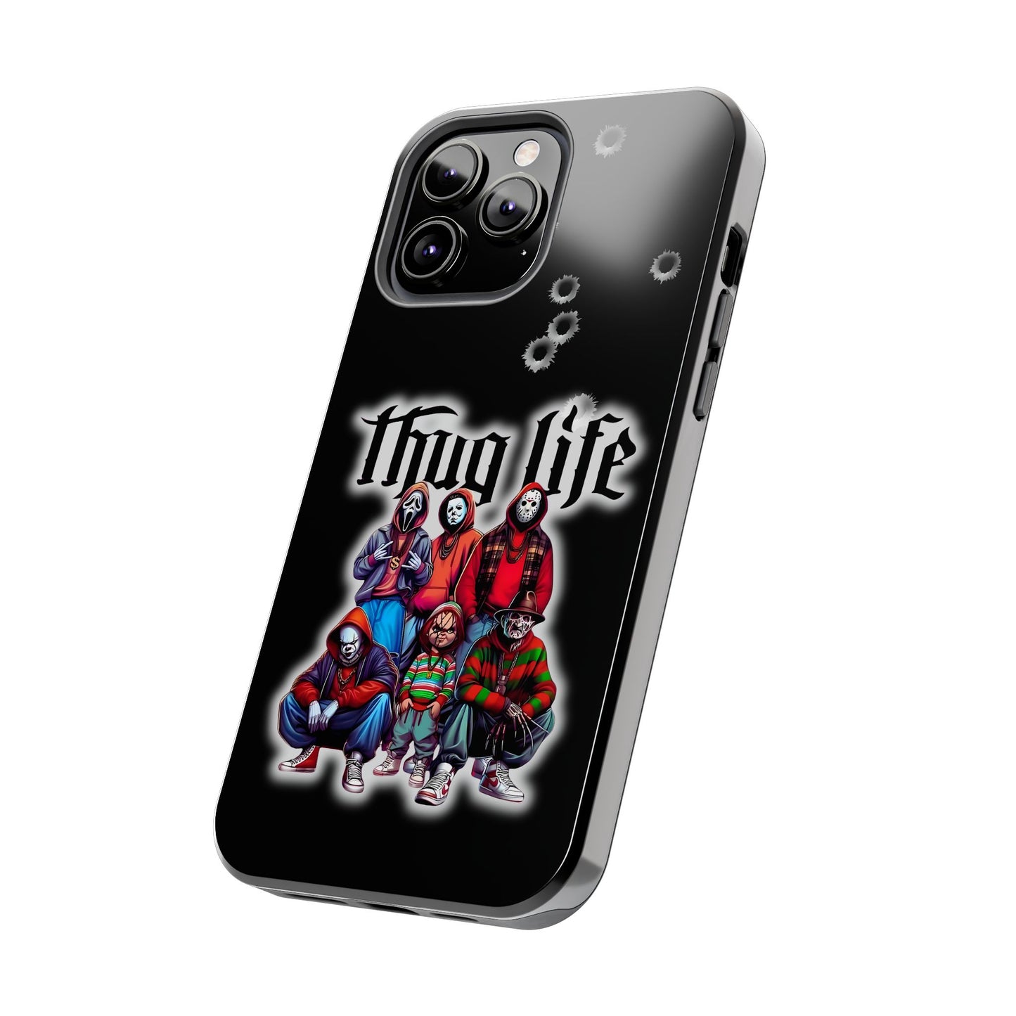 Apple iPhone, Tough Phone Case (11-15 Pro Max), Halloween, "Thug Life"