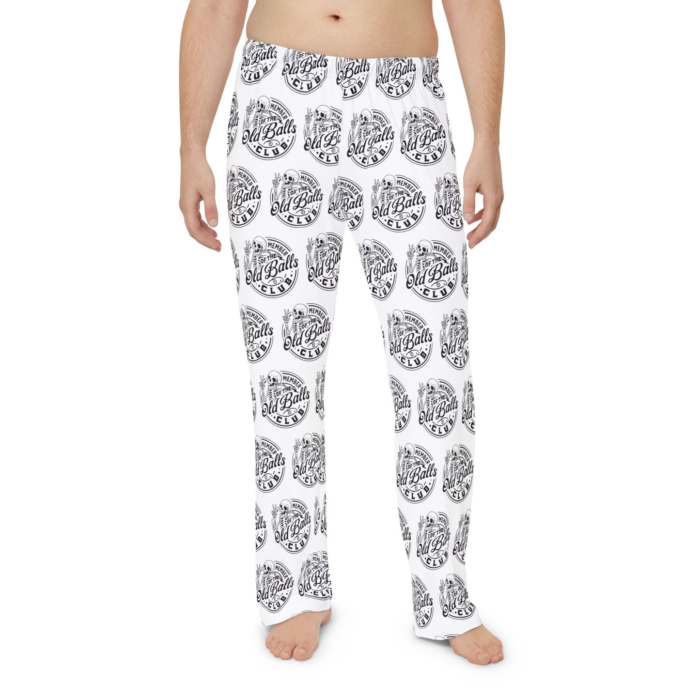 Men's Pajama Pants/ Loungewear "Old Balls Club", Funny/ Gift