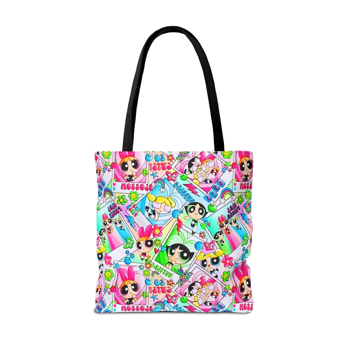 Power Puff Girls Tote Bag/ Pocket Book (3 Sizes) Christmas Gift