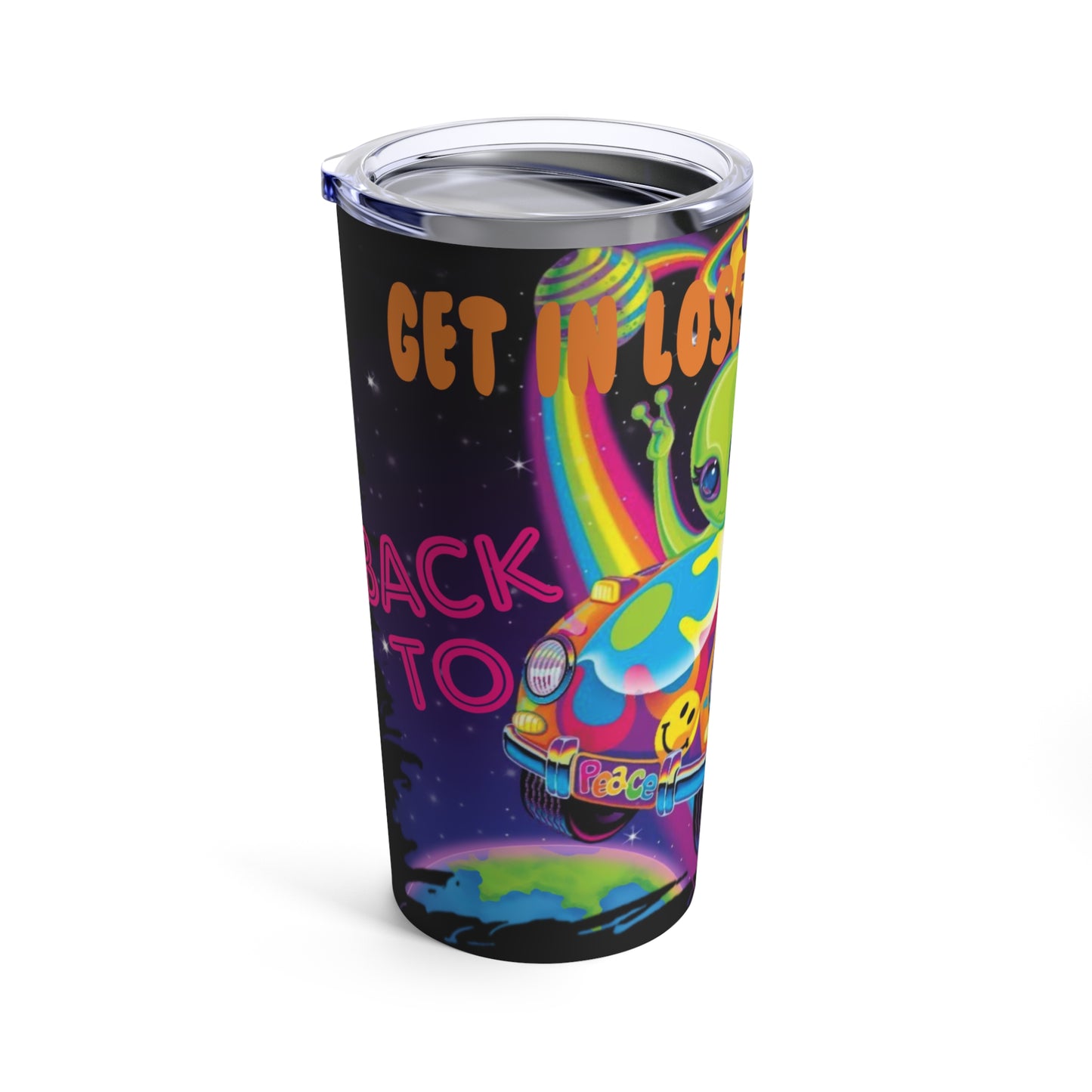 Zoomer & Zorbit, 20oz Stainless-Steel Tumbler.. Lisa Frank Inspired