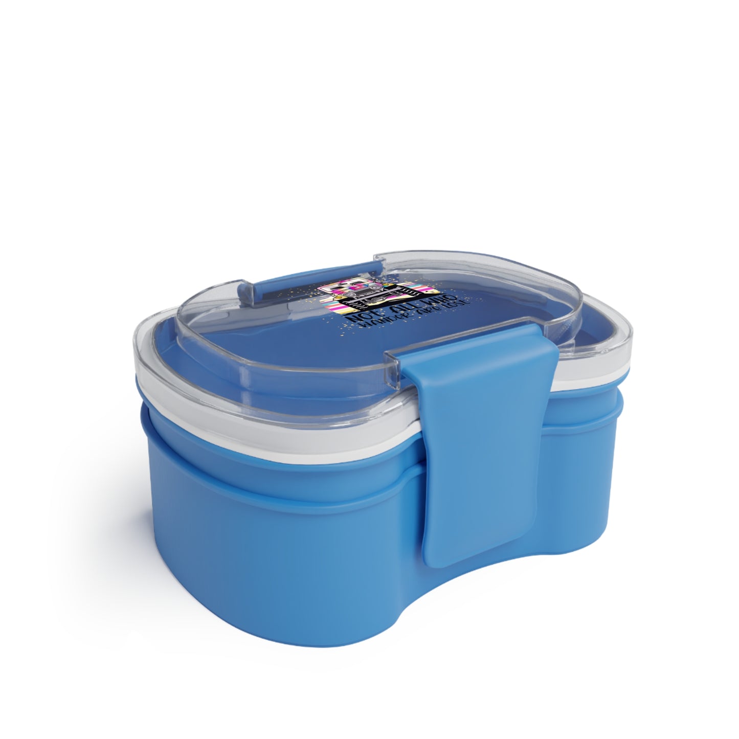 Jeep, "Not All Who Wander Are Lost", Two-tier Bento Lunch Box