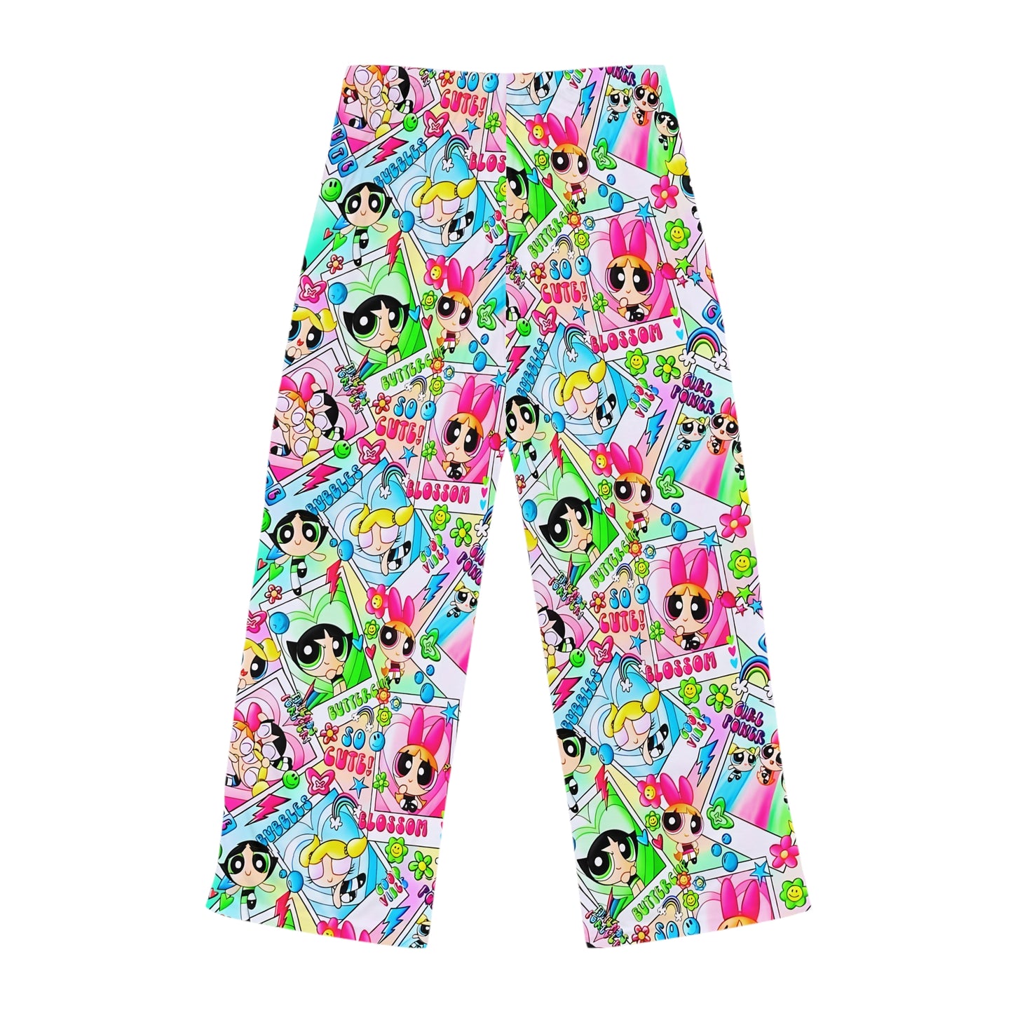 Womens "Power Puff Girls" Pajama Pants, Womens Stylish Loungewear