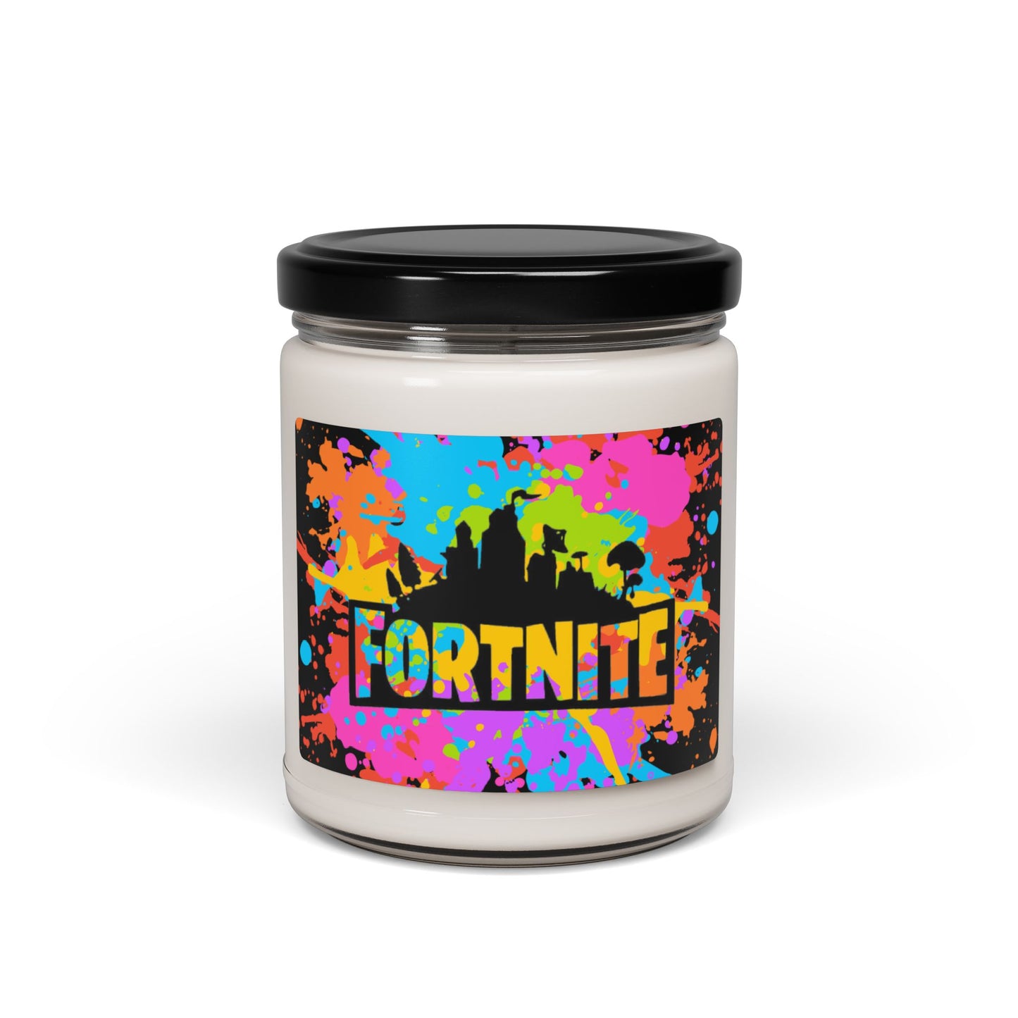 Scented Soy Wax Candles, FortNite Design, 9oz Candle