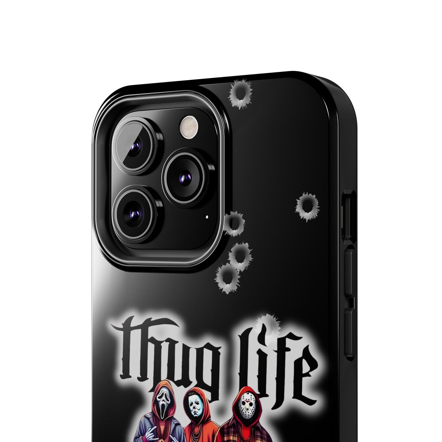 Apple iPhone, Tough Phone Case (11-15 Pro Max), Halloween, "Thug Life"