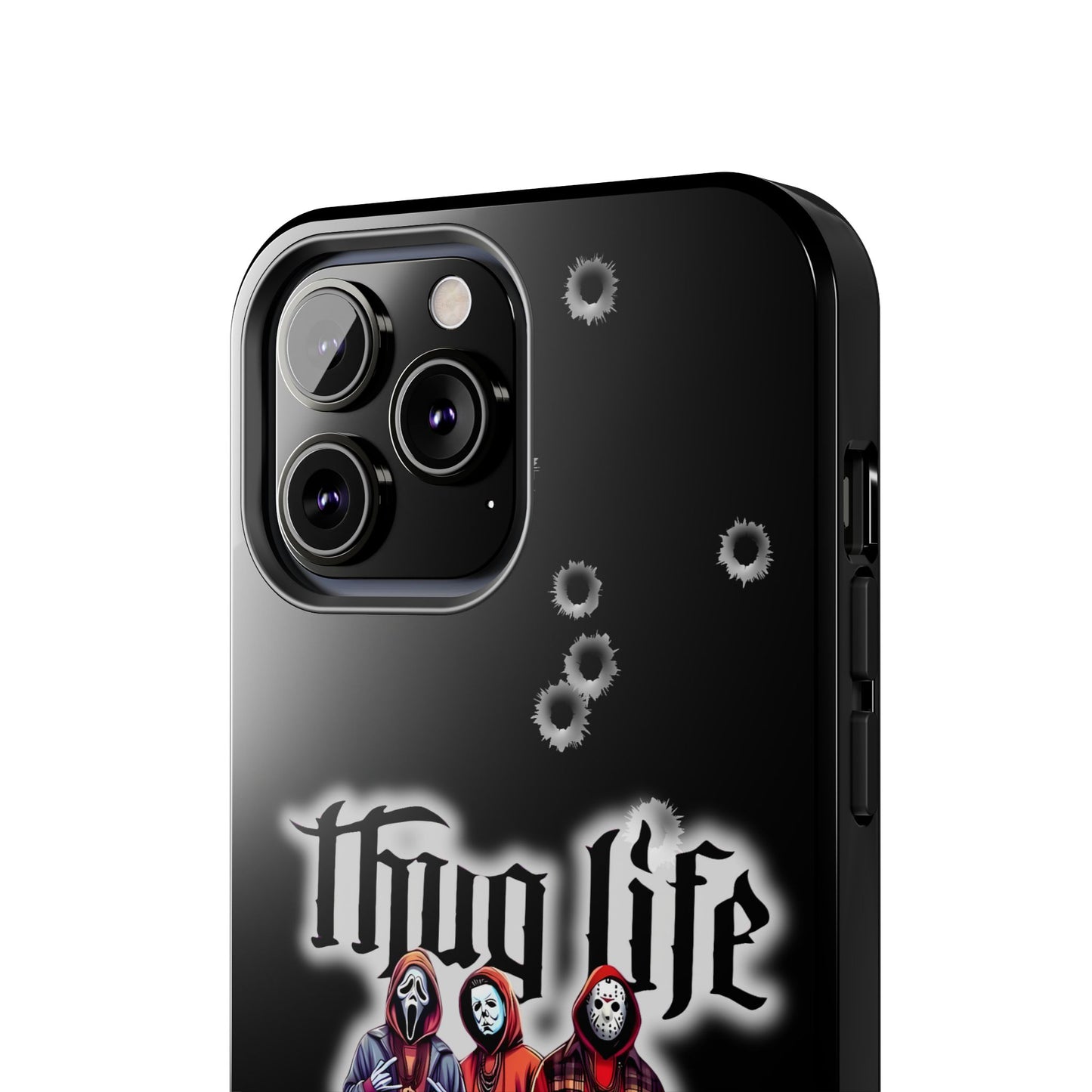 Apple iPhone, Tough Phone Case (11-15 Pro Max), Halloween, "Thug Life"