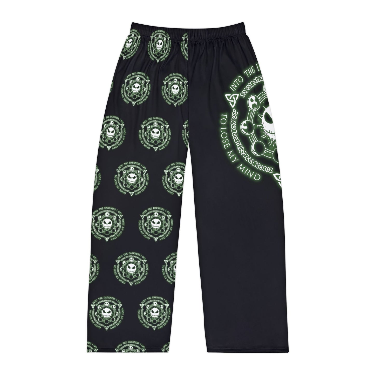 "Into The Darkness... Find My Soul" Jack Skellington, Men's Pajama Pants, Goth/Punk Sleepware