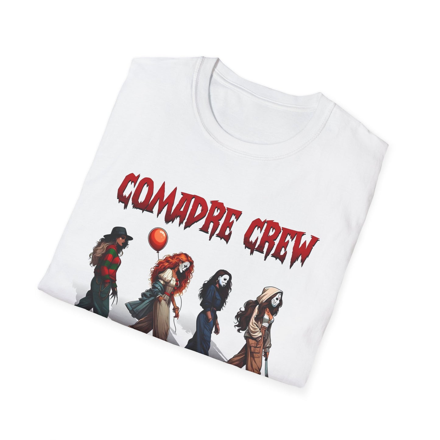 "Comadre Crew" FAFO, Latina/ Womens softstyle T-Shirt, Tee Spanish NEW