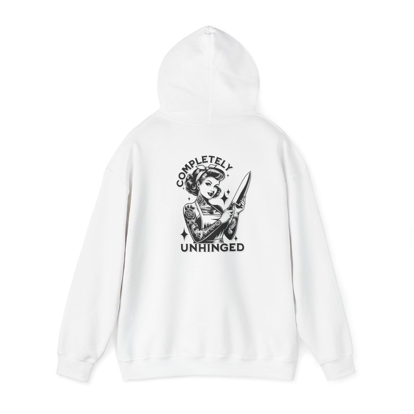 Womens "Completely Unhinged" Hoodie, Hooded Sweatshirt