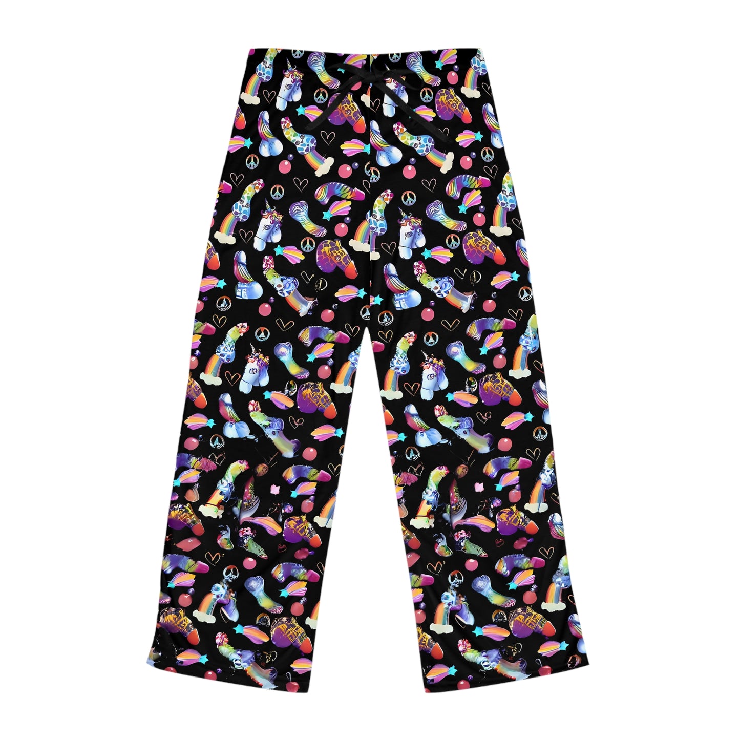 Womens Relaxed Fit, Unicorn Penis Pjs. NEW, Fun Adult, Bright, Pajama Pants