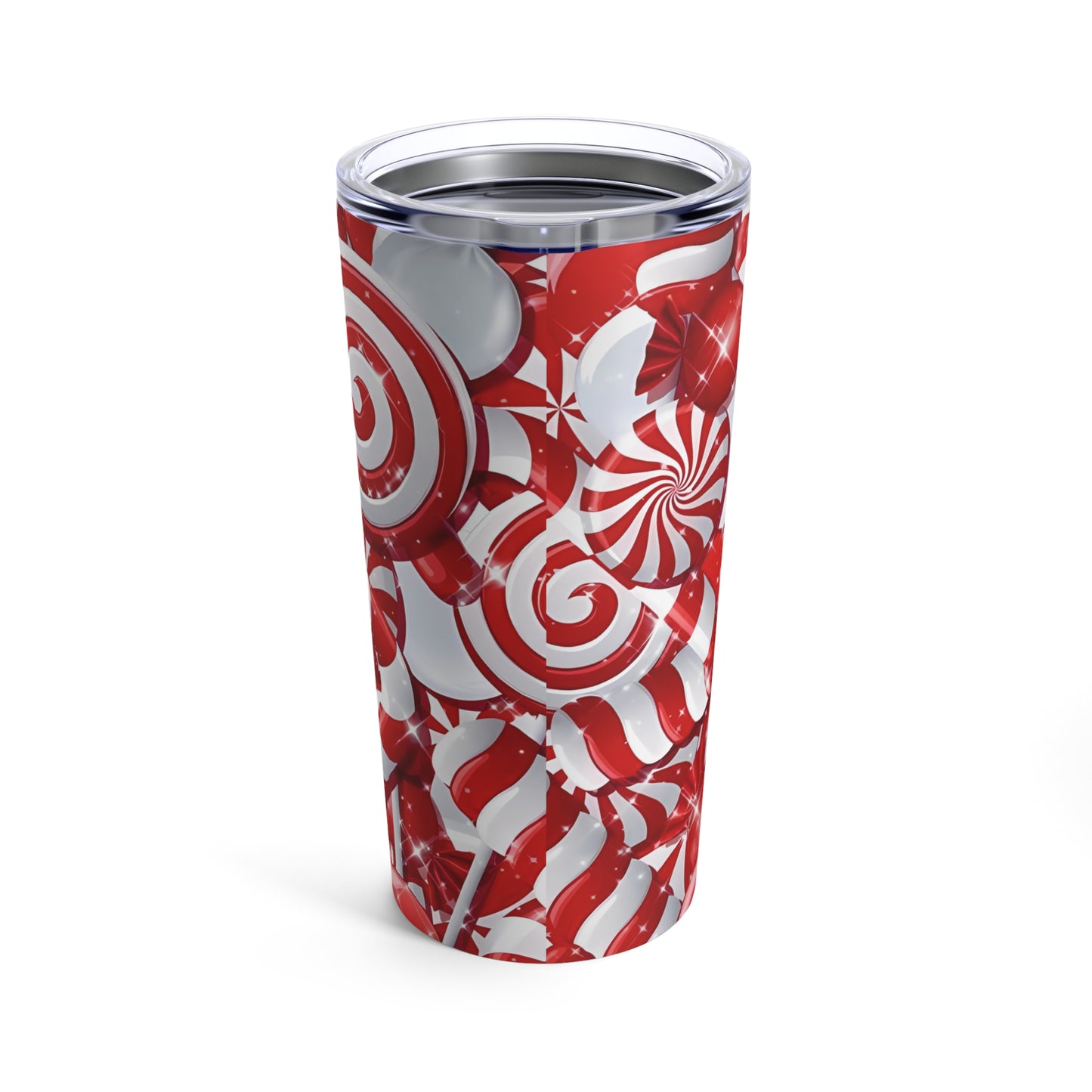 "Sweet But Twisted", Christmas/ Holiday Stainless Steel Tumbler 20oz Gift Cup