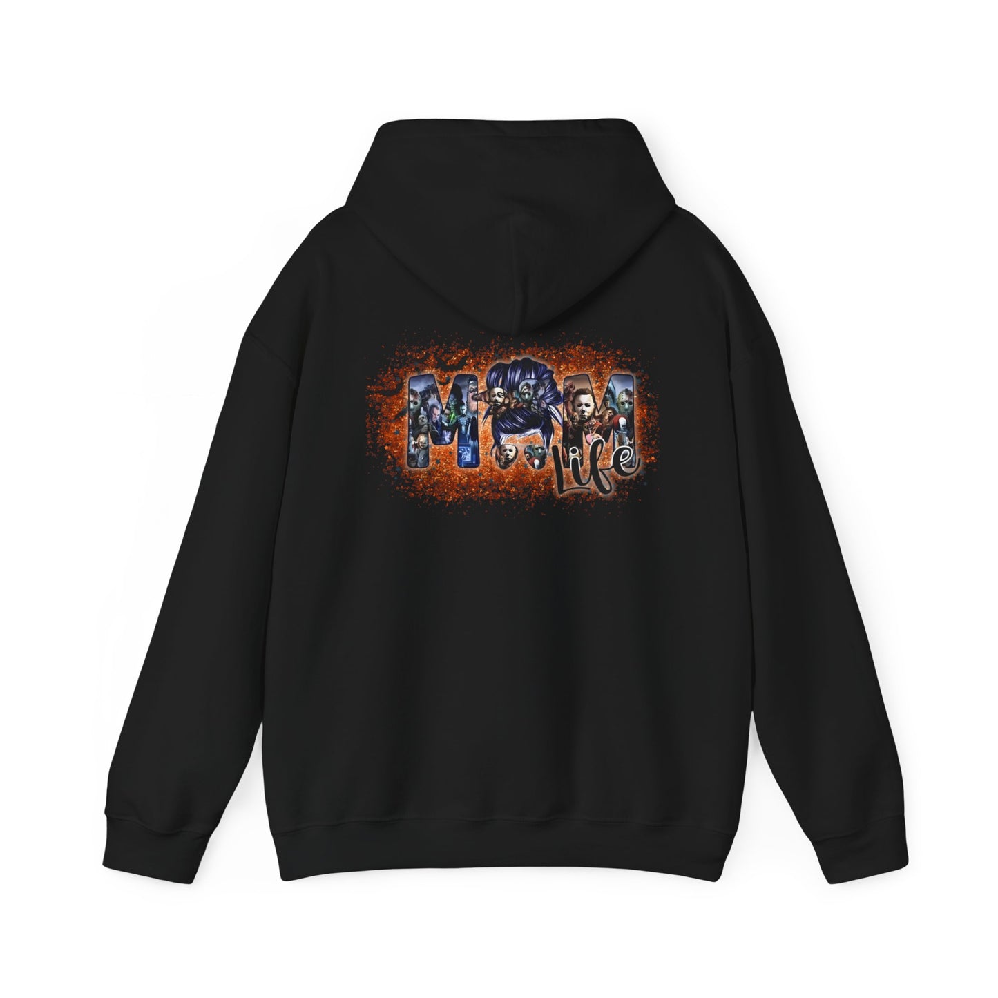 "Mom Life" Hoodie, Halloween Characters, Heavy Blend Hooded Sweatshirt