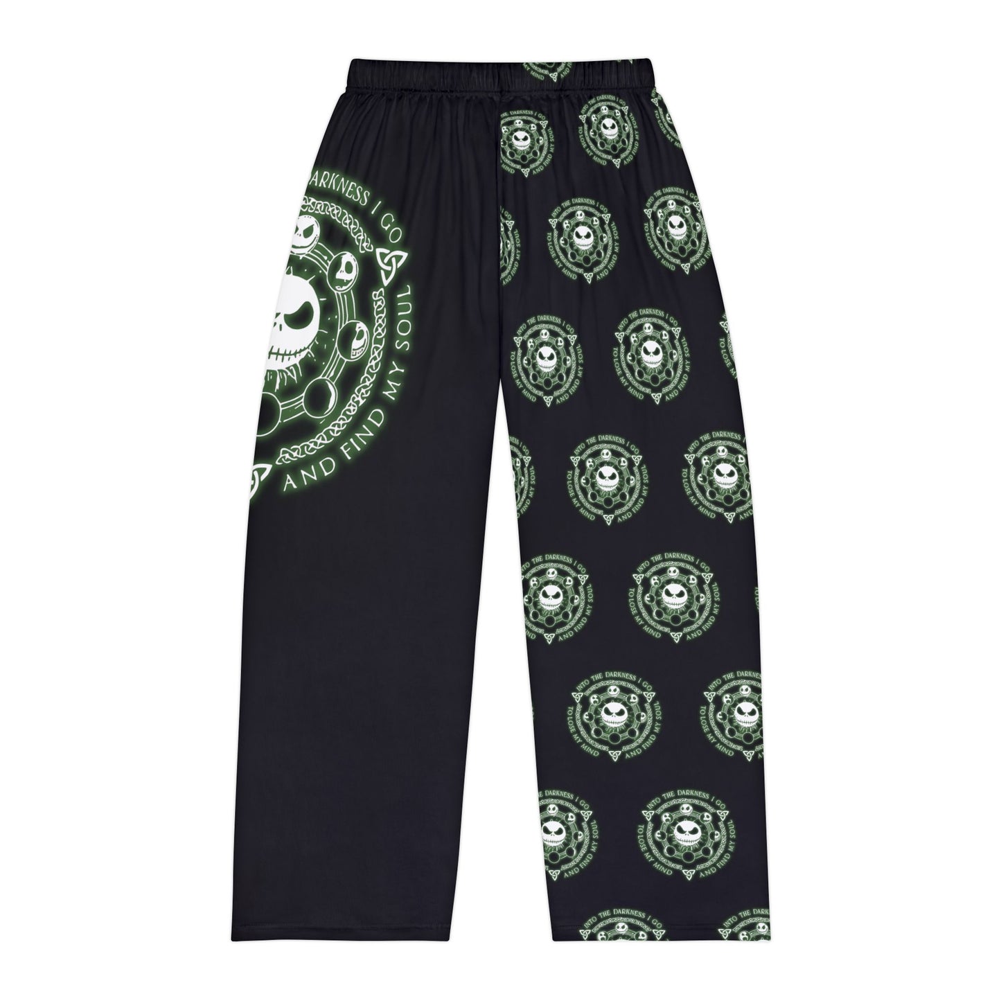 "Into The Darkness... Find My Soul" Jack Skellington, Men's Pajama Pants, Goth/Punk Sleepware