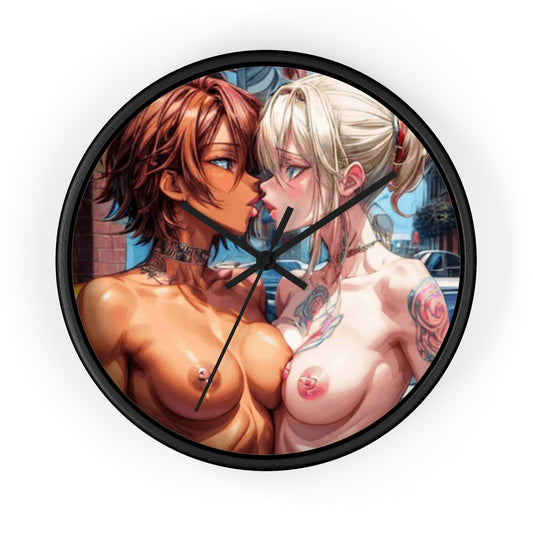 Adult Uncensored Anime Graphic Sexy Girl Wall Clock Art Mancave Decor