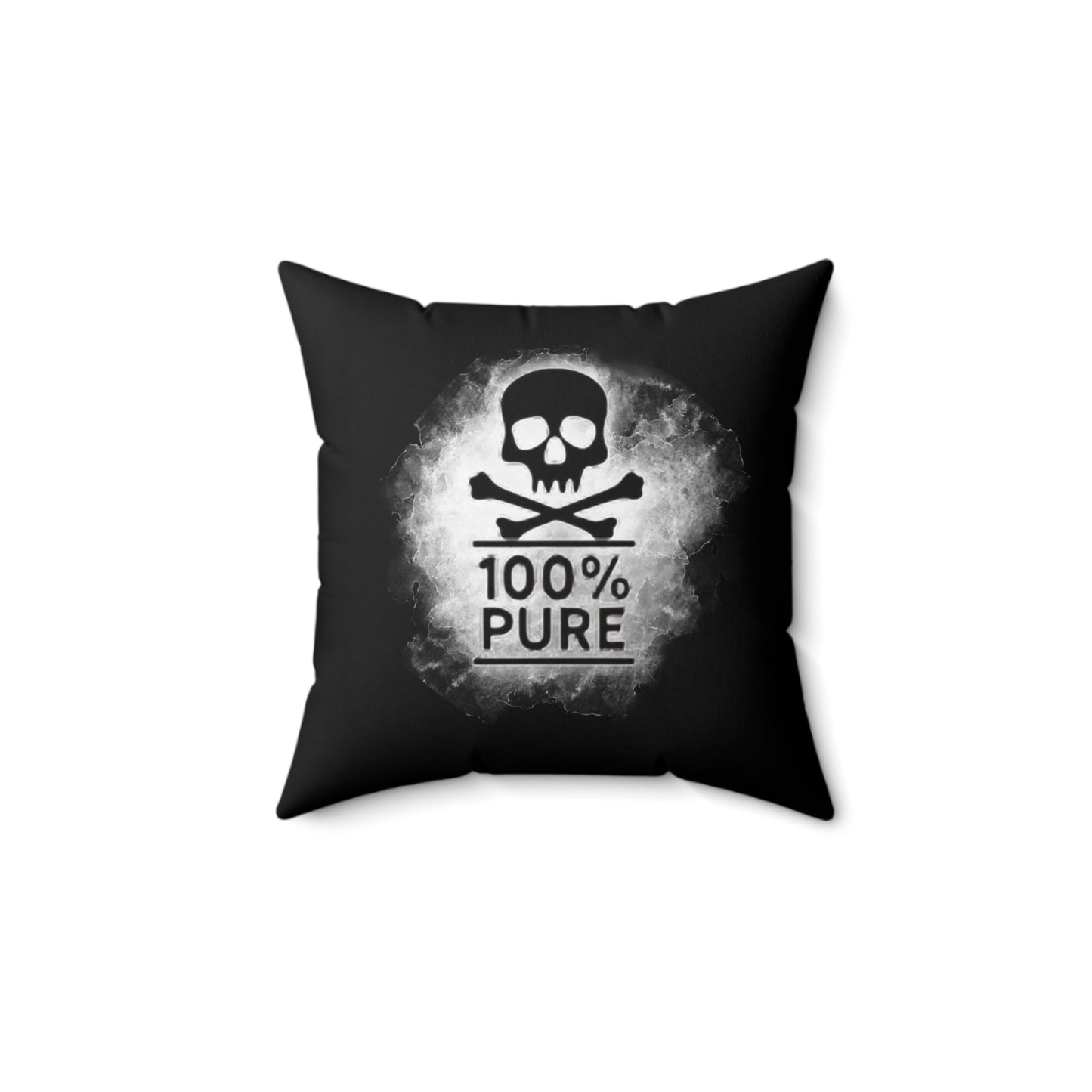 New, Throw-pillow.. "Unfiltered Poison, Witches Grade" Spun Polyester Square