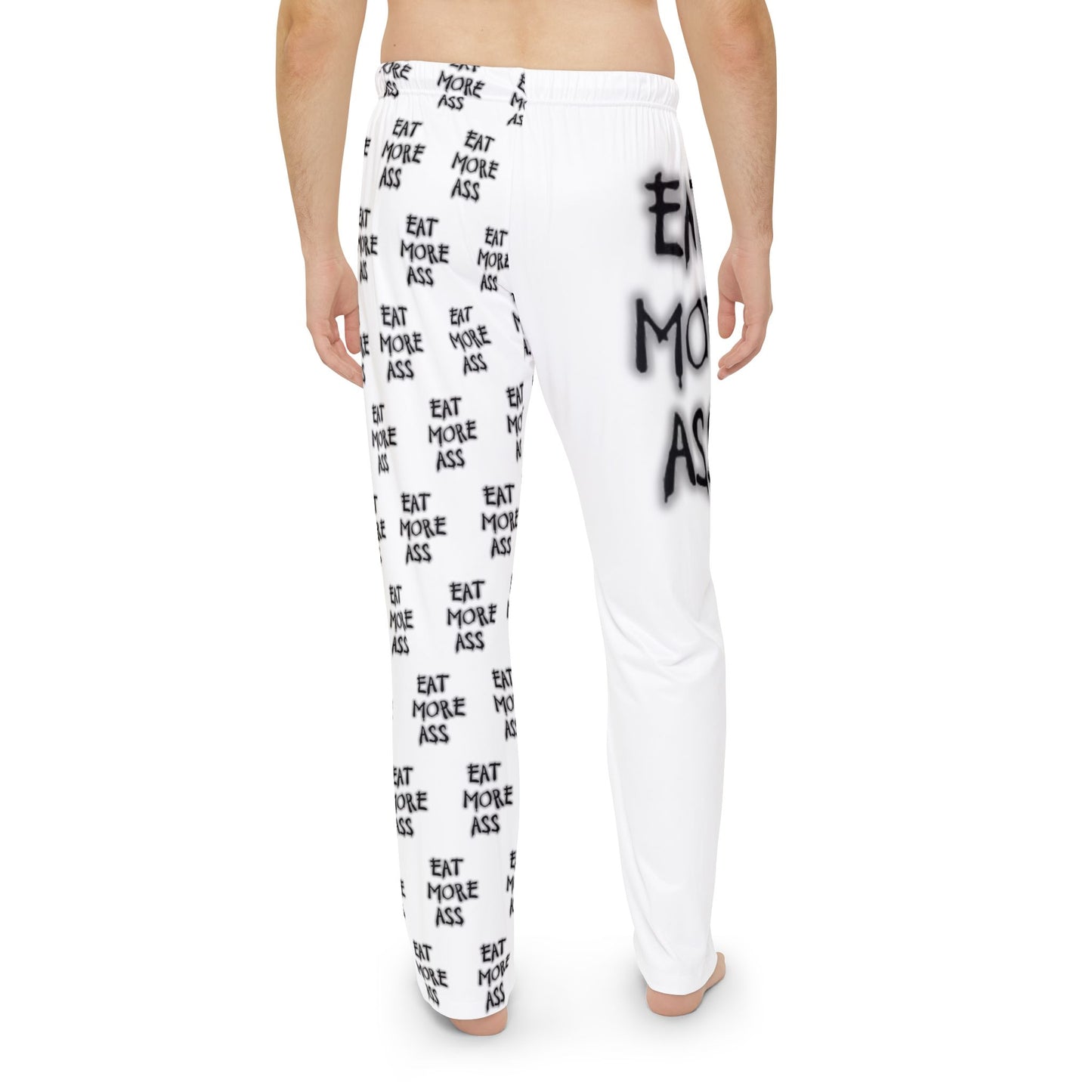 Comfy Men's Pajama Pants, "Eat More A**",  Lounge Pants