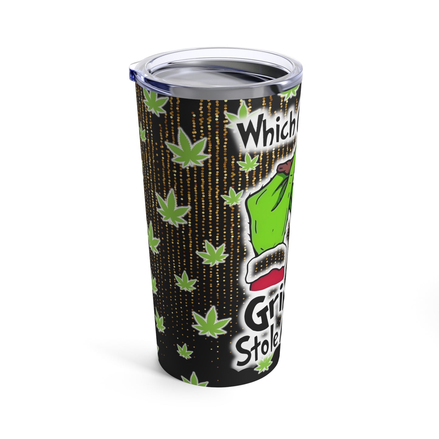 Christmas Grinch, Lighter Thief Stainless Steel 20oz Tumbler Funny