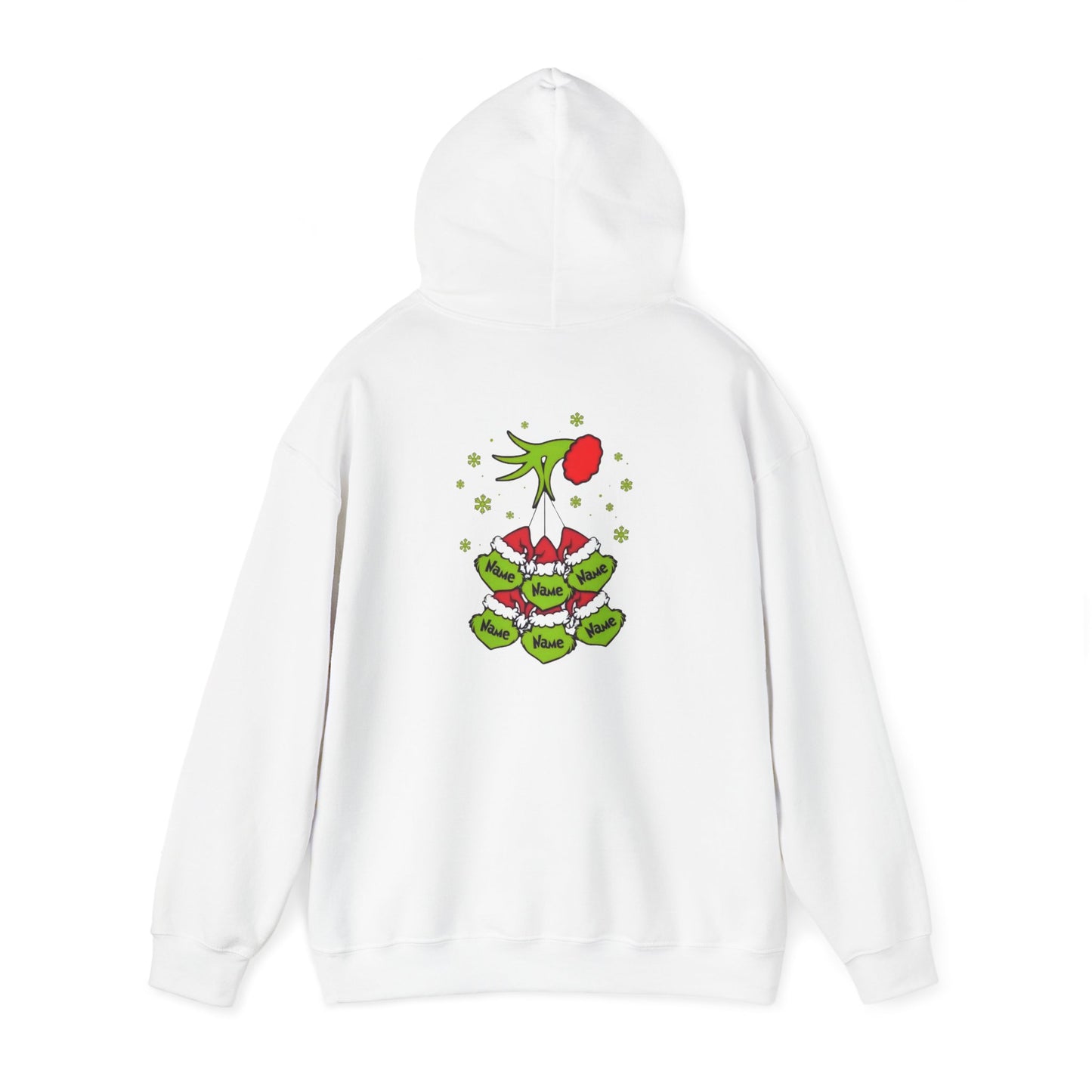 Personalized Mama Grinch Heavy Blend Hooded Sweatshirt, Womens Hoodie