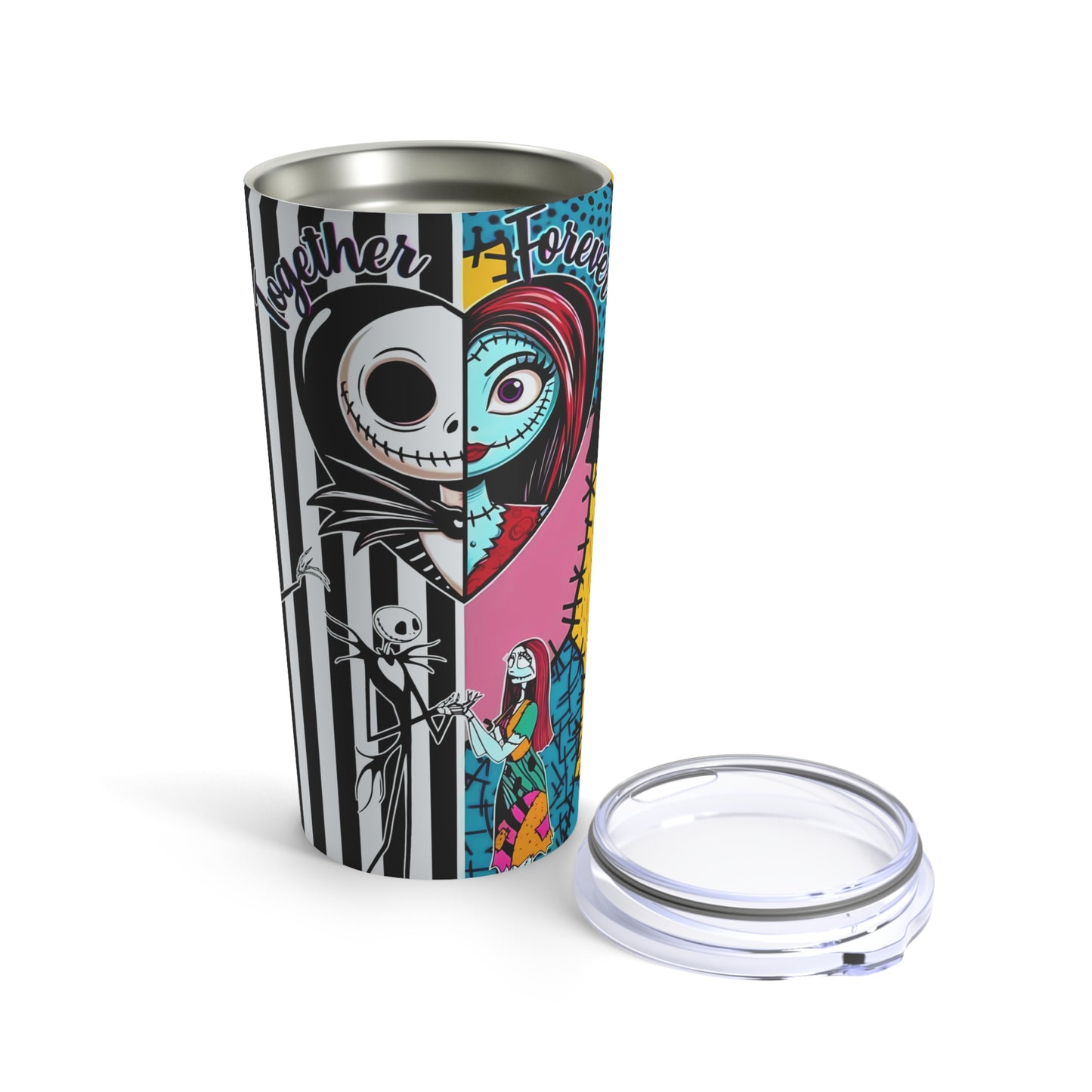 Stainless Steel Tumbler 20oz, "The NightMare Before Christmas" Halloween/ Gift