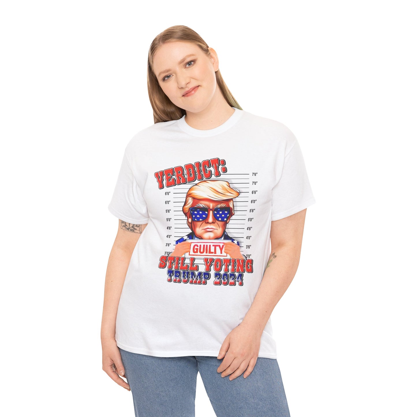 Trump Tee Unisex T-Shirt, Voting for the Felon, 2024 Election