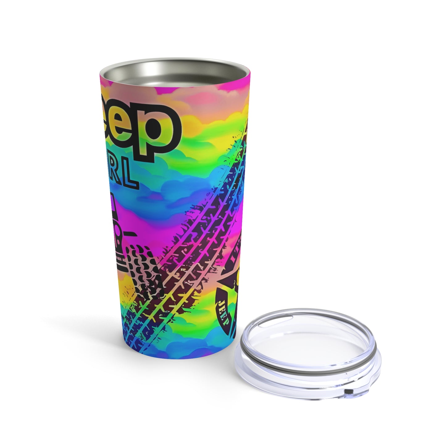 "Jeep Girl," Stainless Steel Tumbler, 20oz