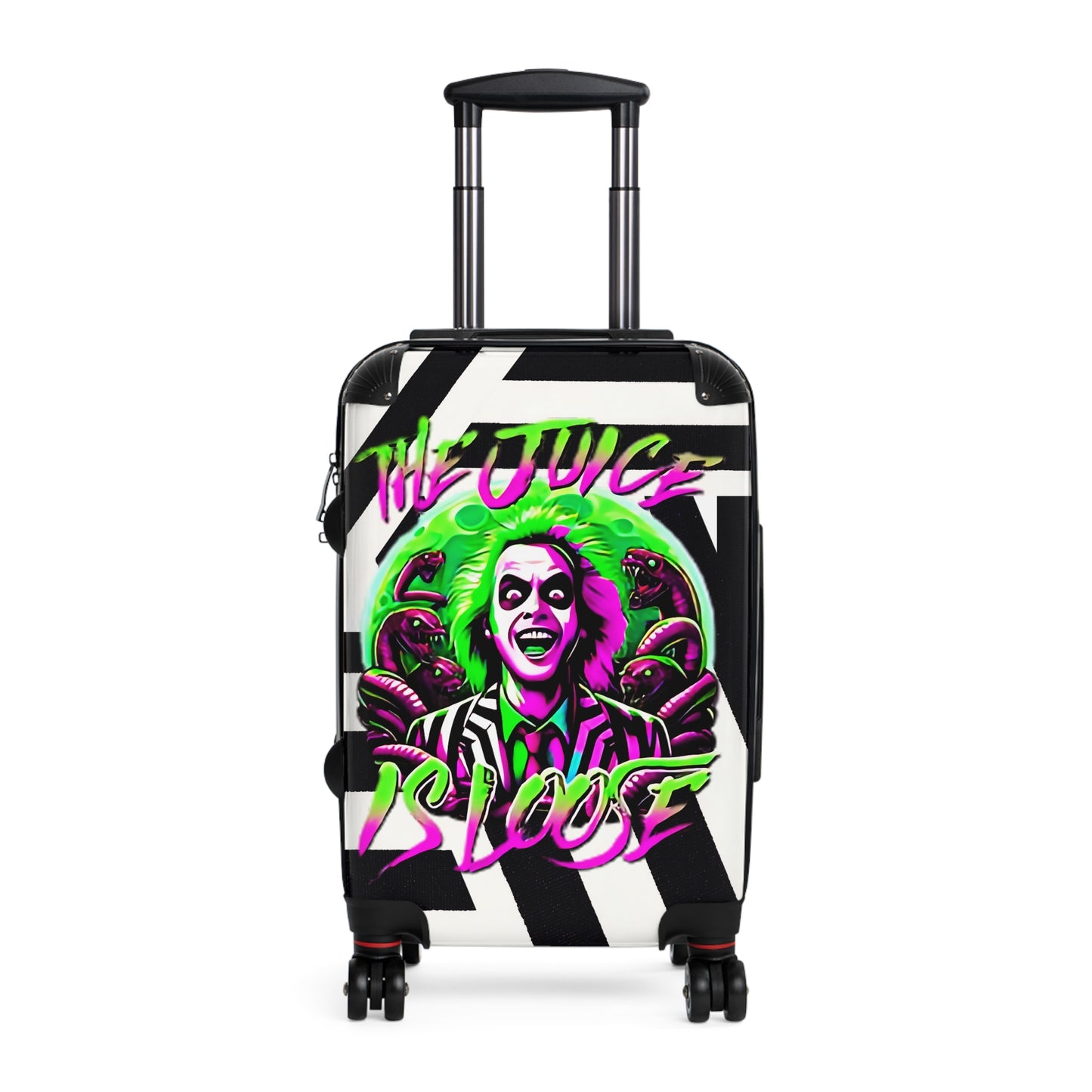 Beetlejuice Travel Suitcase with Lock, "The Juice Is Loose" (3 Sizes)