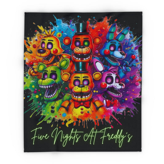 "Five Night's at Freddy's", Soft, Arctic Fleece Blanket (50x60")(60x80")