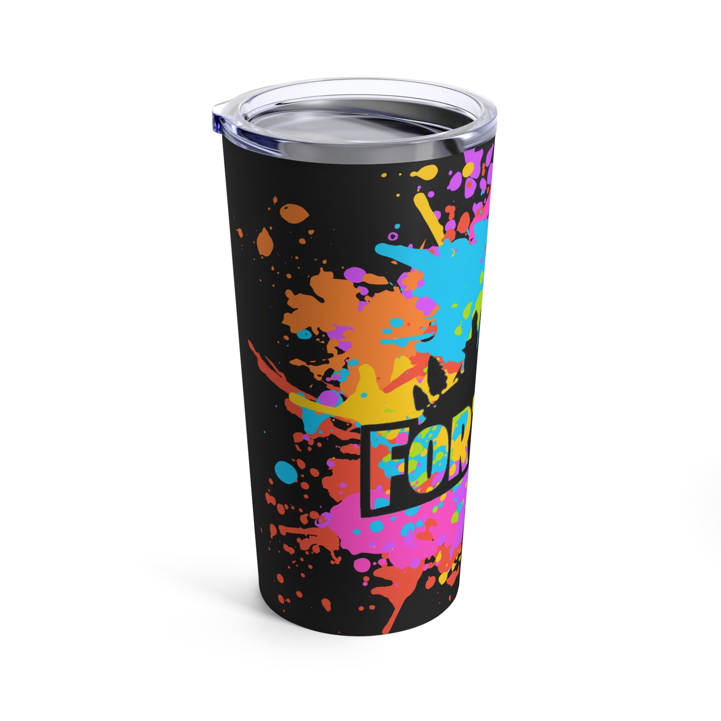 Fortnite, Bright Splash Paint Stainless-Steel Tumbler, 20oz Cup