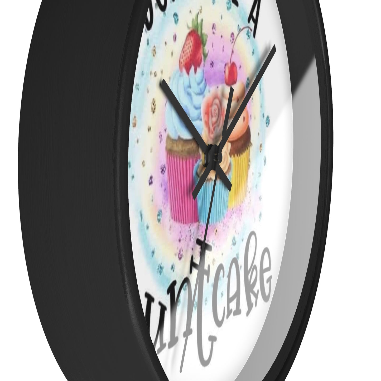 "Dont Be a CuntCake" Funny Cupcake kitchen Wall Clock Colorful