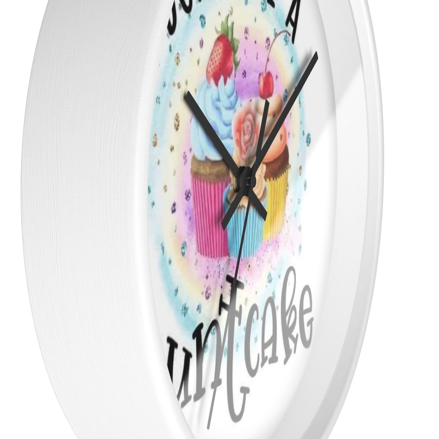 "Dont Be a CuntCake" Funny Cupcake kitchen Wall Clock Colorful