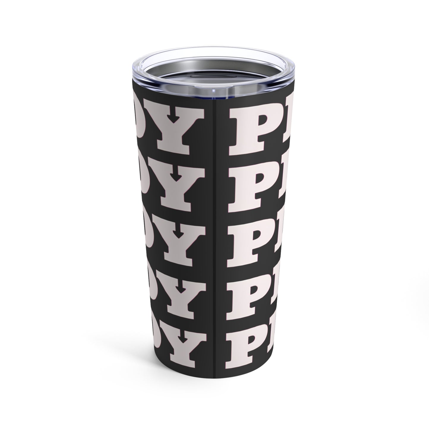 "PlayBoy" Stainless-Steel 20oz Tumbler, PlayBoy Bunny