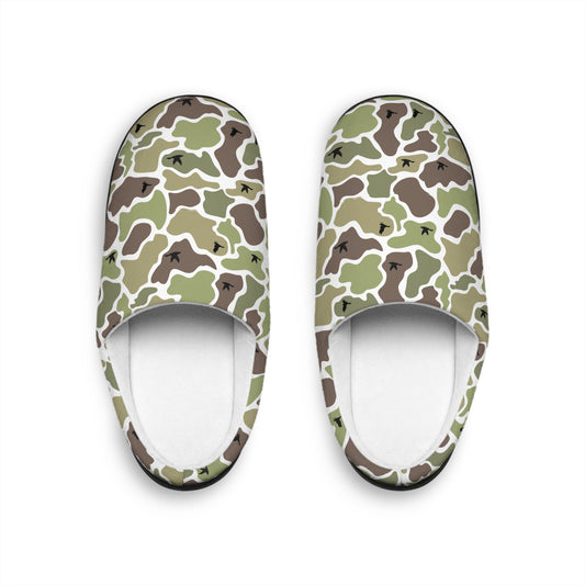 Women's Camouflage/Mallard Duck Indoor Slippers/ House Shoes, Hunter/ Gift