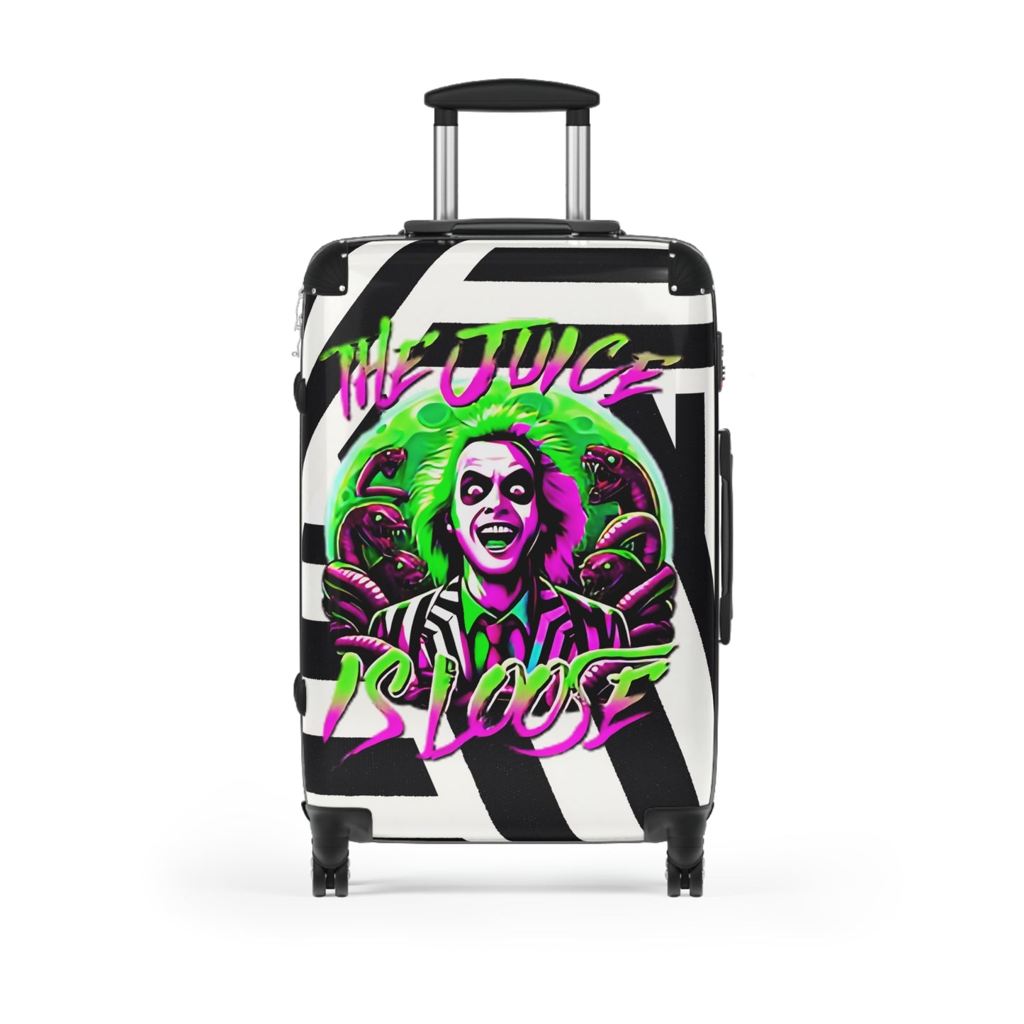 Beetlejuice Travel Suitcase with Lock, "The Juice Is Loose" (3 Sizes)