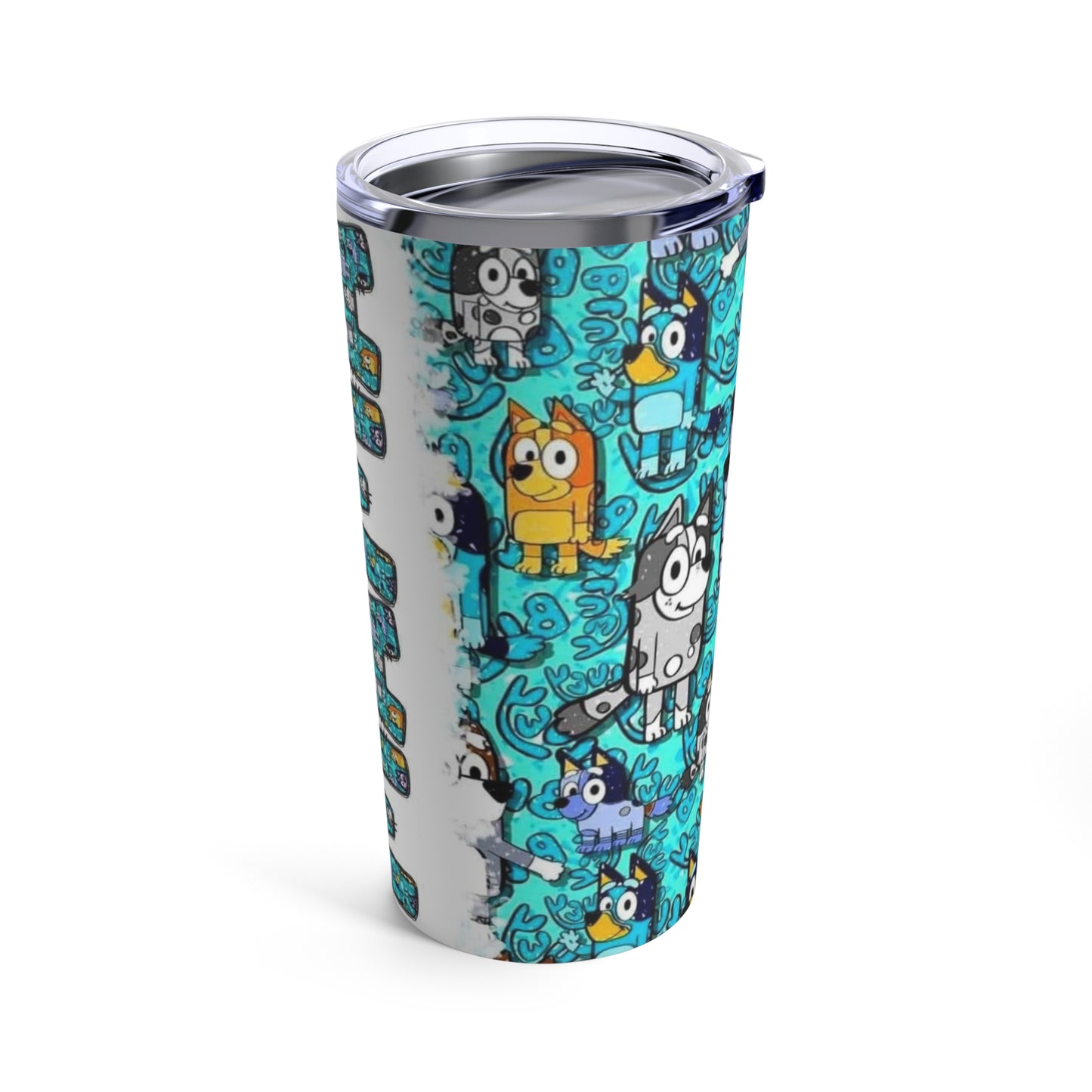 "Mama" Bluey Family Cartoon Tumbler, 20oz Insulated Stainless-Steel Cup