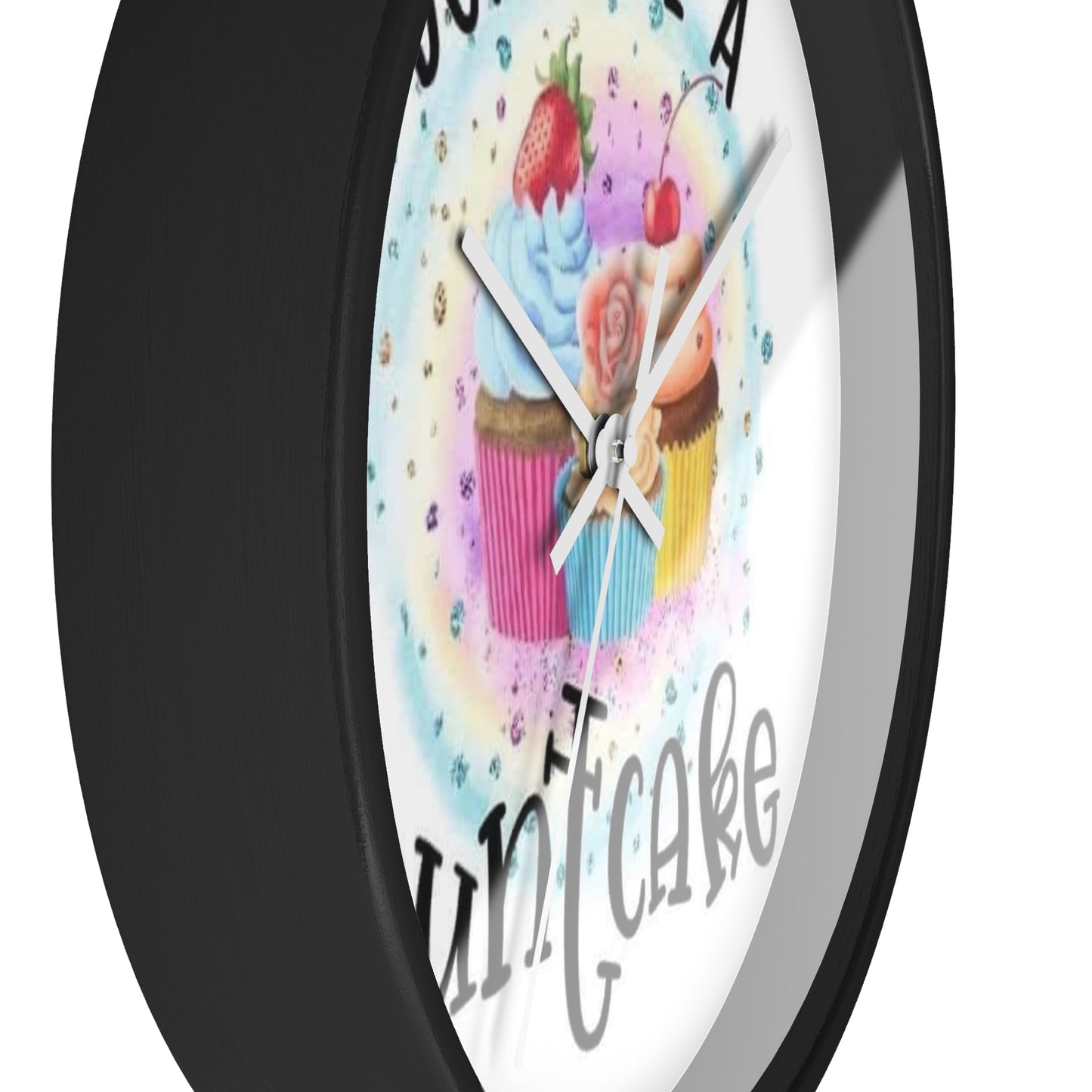 "Dont Be a CuntCake" Funny Cupcake kitchen Wall Clock Colorful