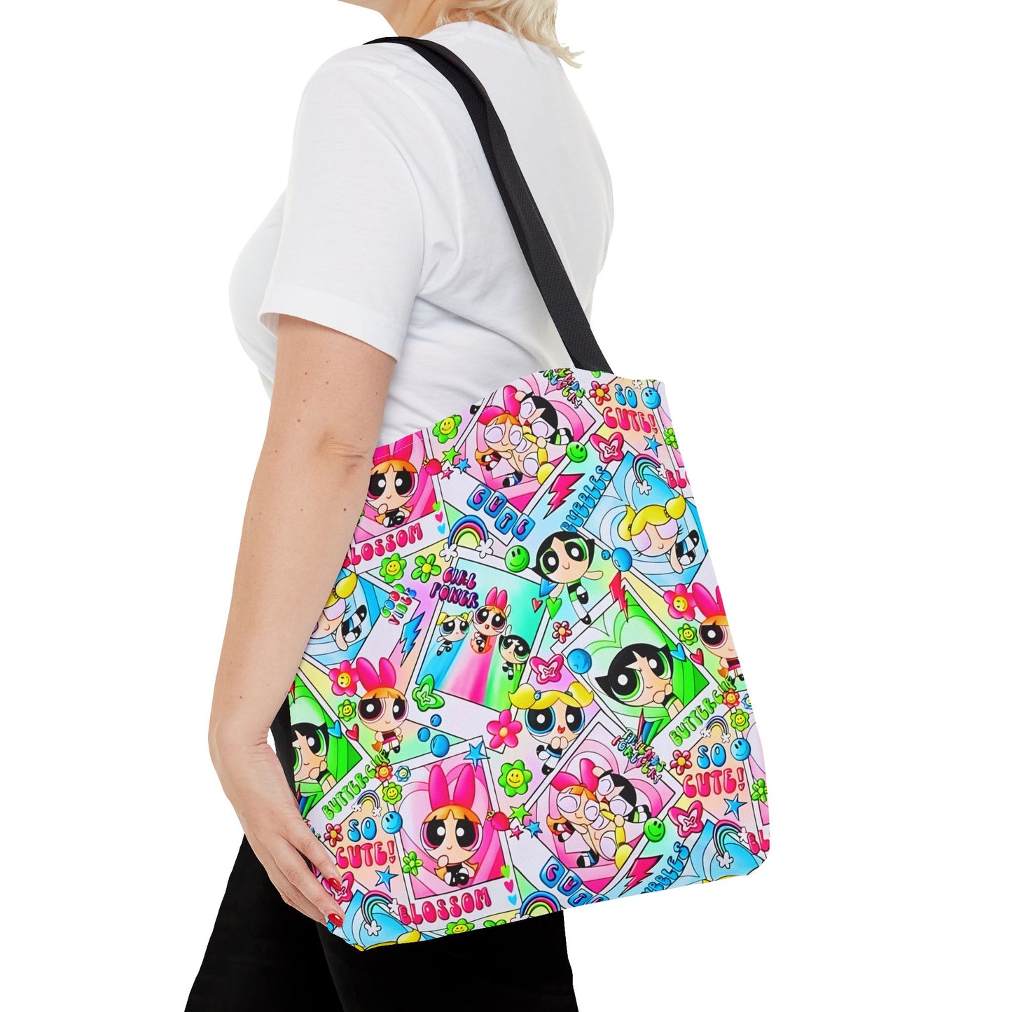 Power Puff Girls Tote Bag/ Pocket Book (3 Sizes) Christmas Gift