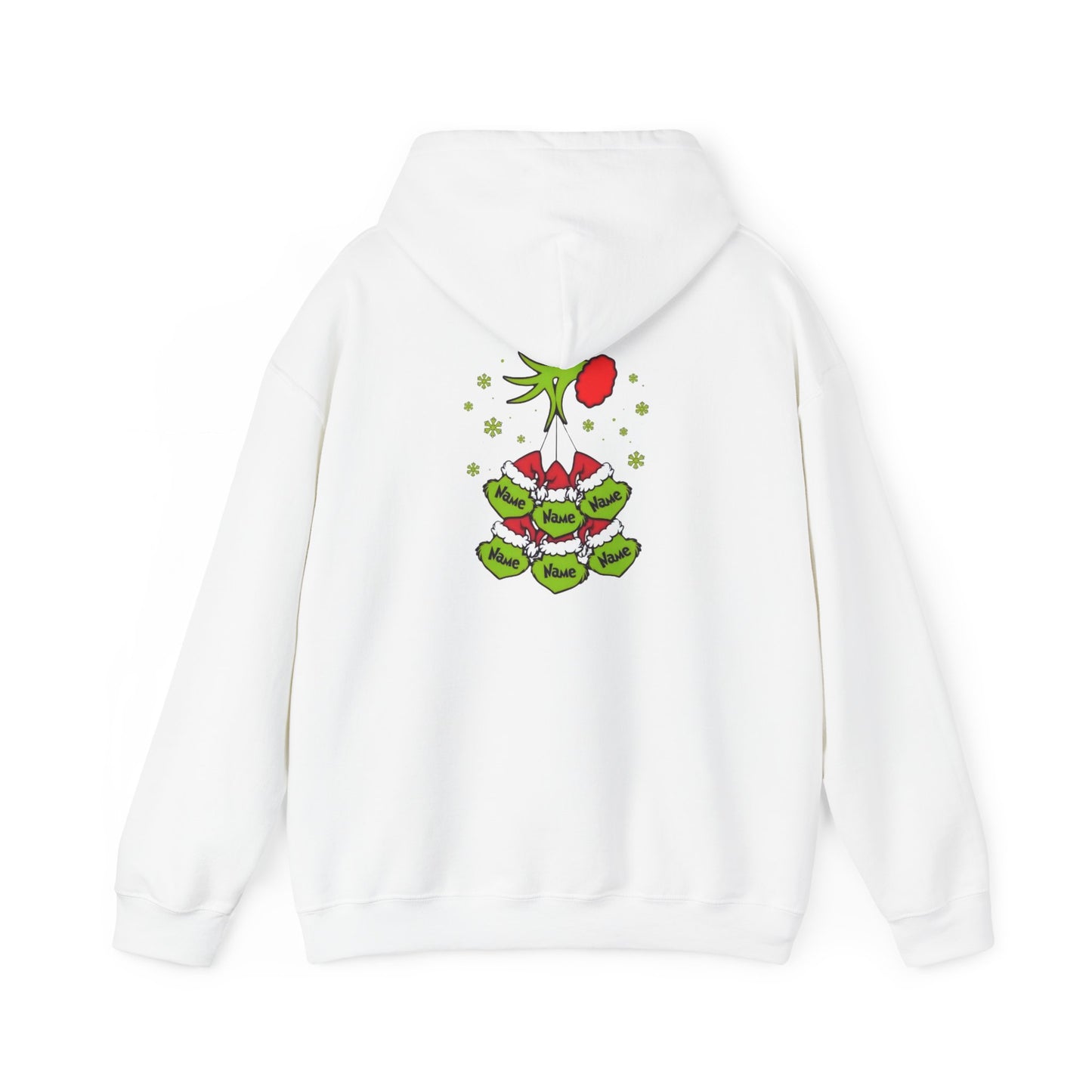 Personalized Mama Grinch Heavy Blend Hooded Sweatshirt, Womens Hoodie