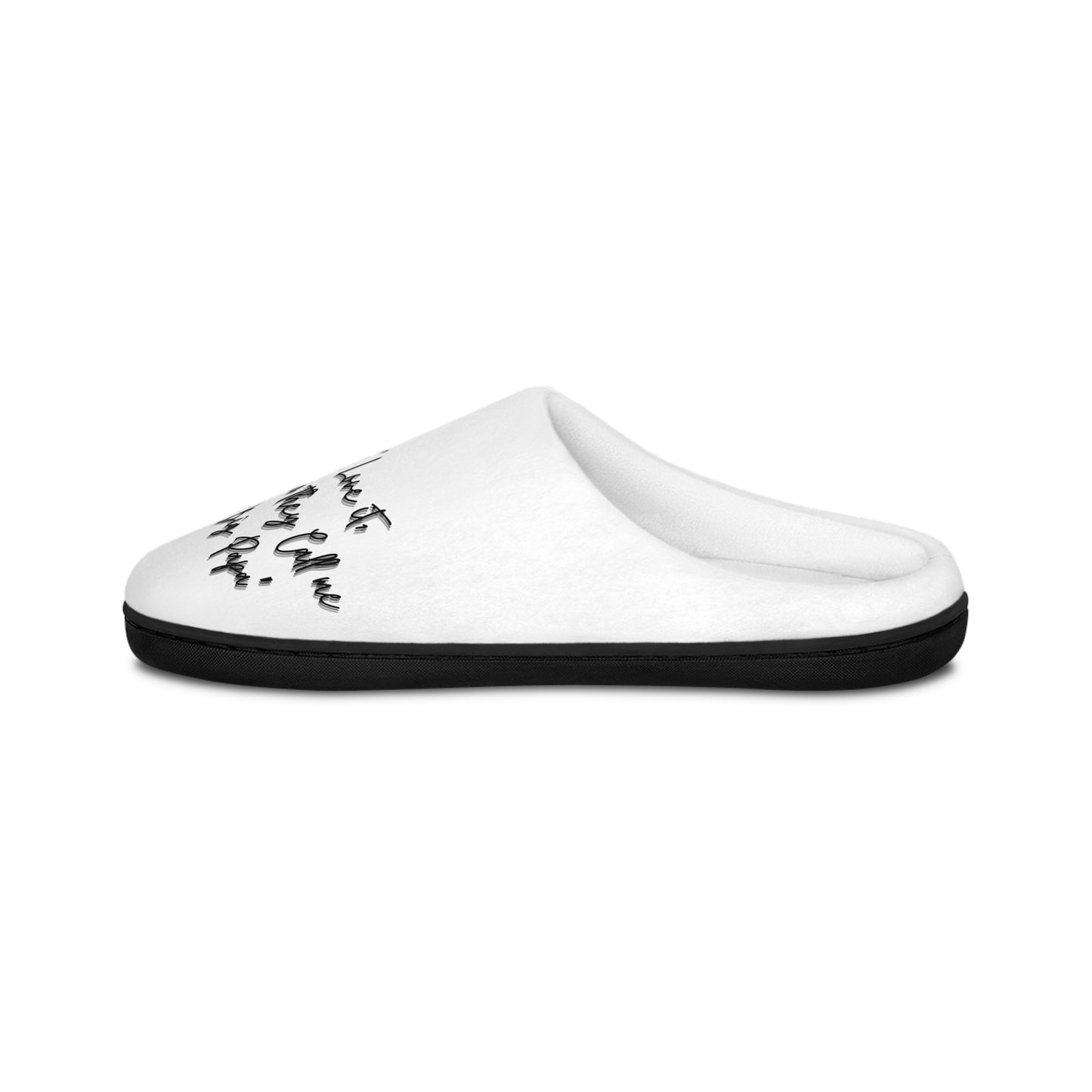 Men's "I Love it... Big Papa", Indoor Bedroom Shoes/ House Slippers