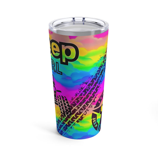 "Jeep Girl," Stainless Steel Tumbler, 20oz