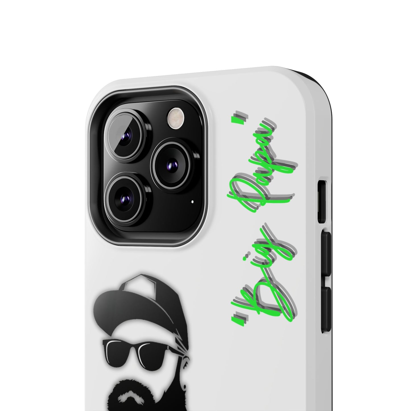 "Big Papa" Apple iPhone (13-15 Pro) Tough/ Impact Resistant Phone Case