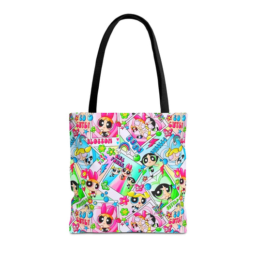 Power Puff Girls Tote Bag/ Pocket Book (3 Sizes) Christmas Gift