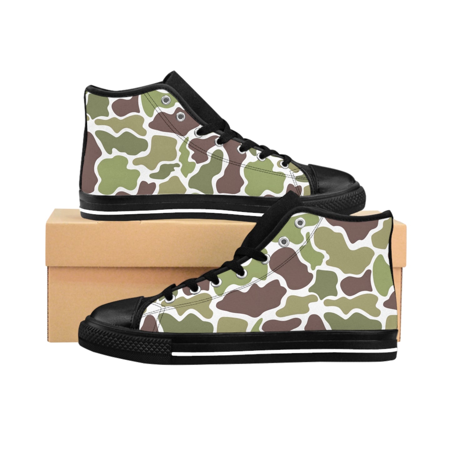 Women's Custom Classic Style Camouflage Sneakers