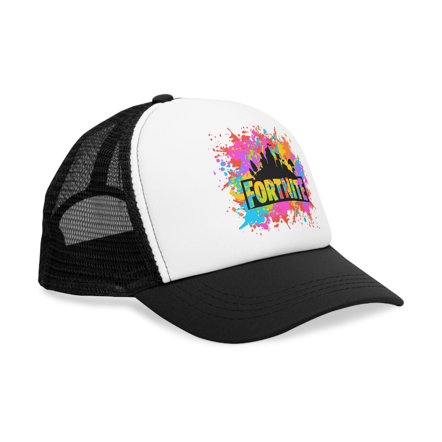 Splash Paint/Fortnite, Mesh Cap, Adjustable Hat, New