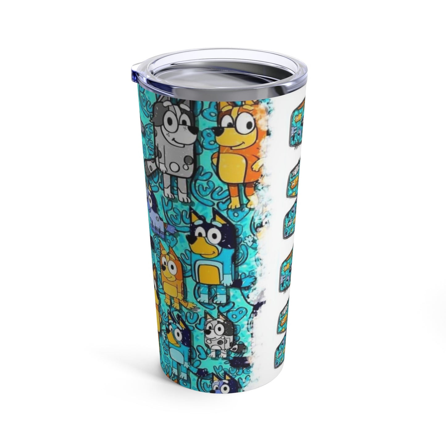 "Mama" Bluey Family Cartoon Tumbler, 20oz Insulated Stainless-Steel Cup