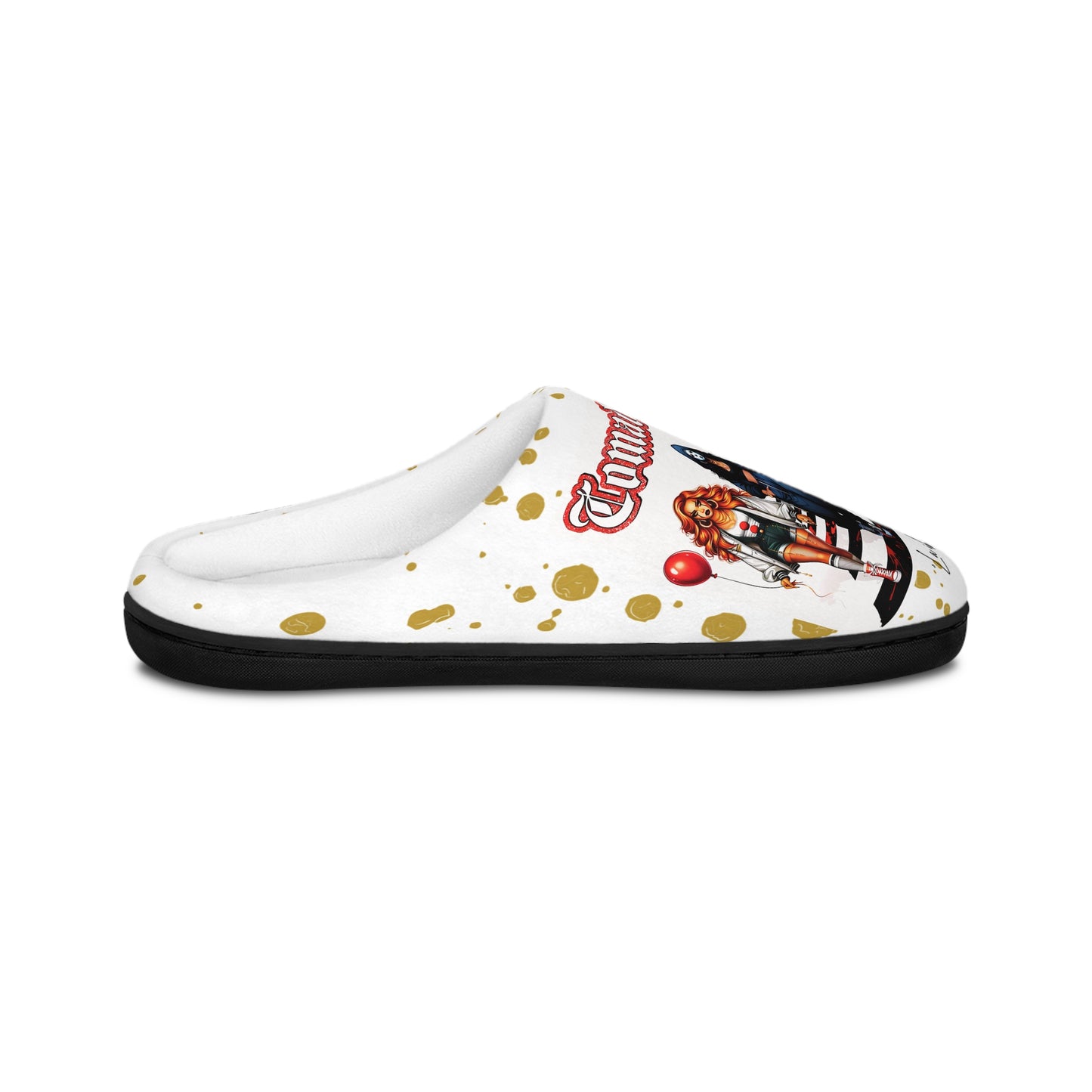 Women's/Latina Indoor Slippers, Bedroom/House Shoes, "Comadre Crew" FAFO Funny Gift