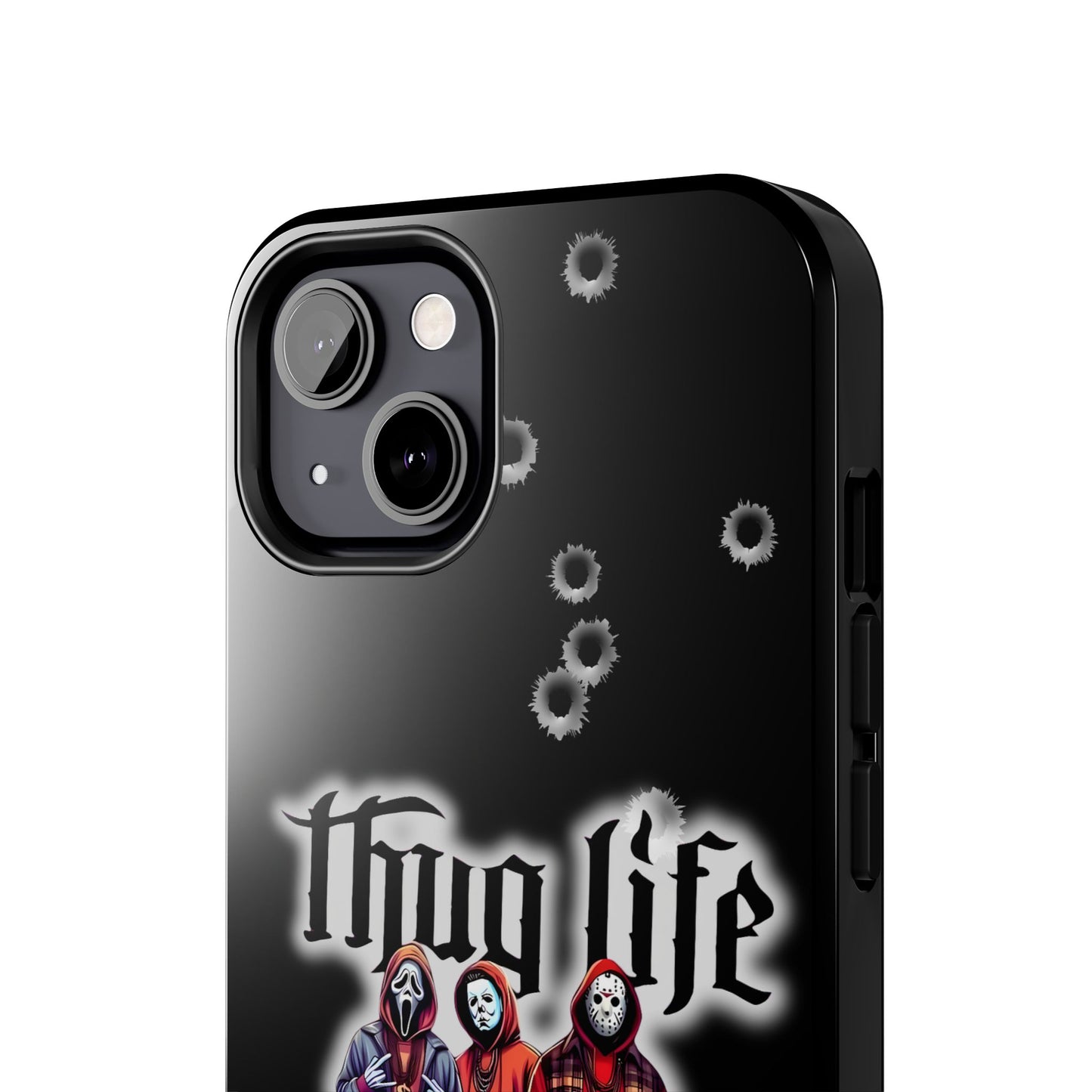 Apple iPhone, Tough Phone Case (11-15 Pro Max), Halloween, "Thug Life"