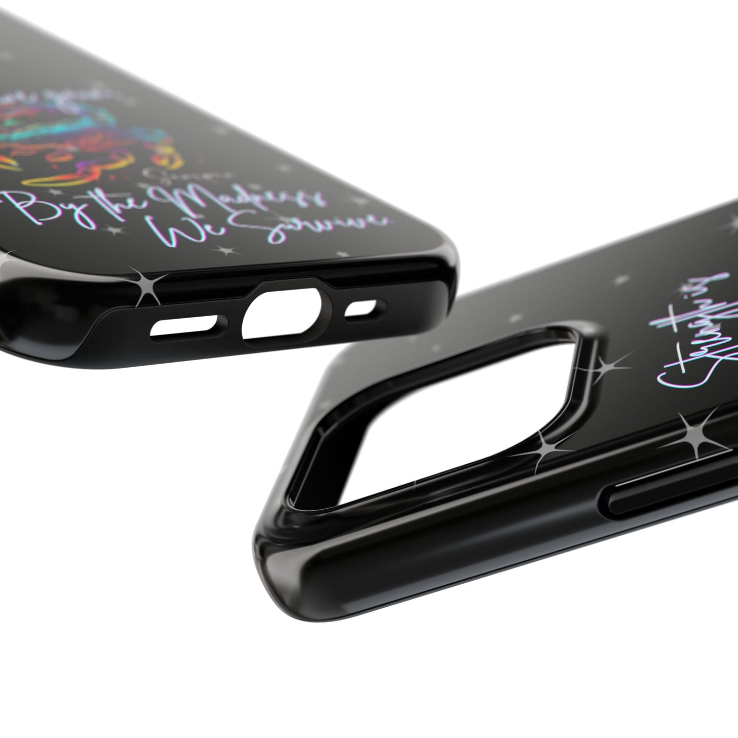 Apple iPhone (13-15 Pro Max) Tough Phone Cases, Scorpio "Strength is what we gain..."