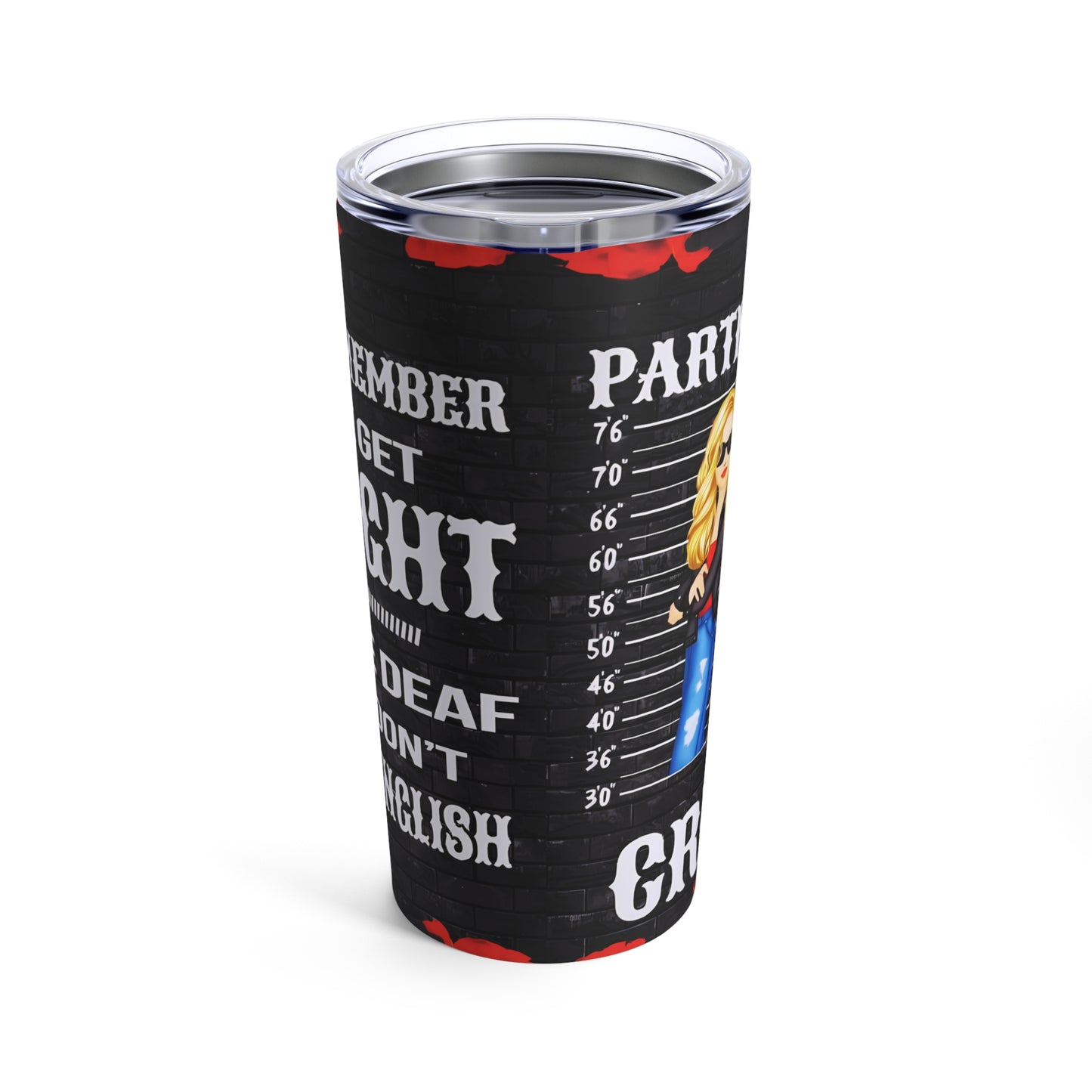 Partners in Crime/Best Friends Stainless Steel 20oz Tumbler