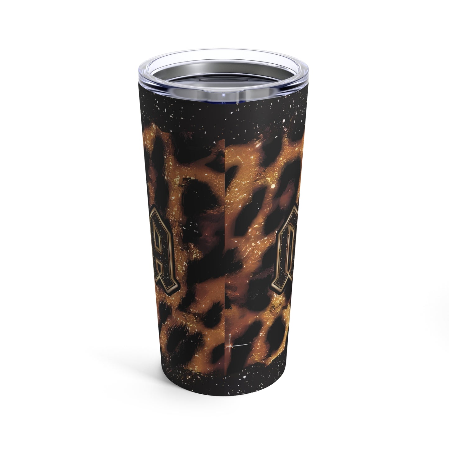 'Mama' Lightening Strike/ Leopard, Stainless Steel Tumbler 20oz Cup