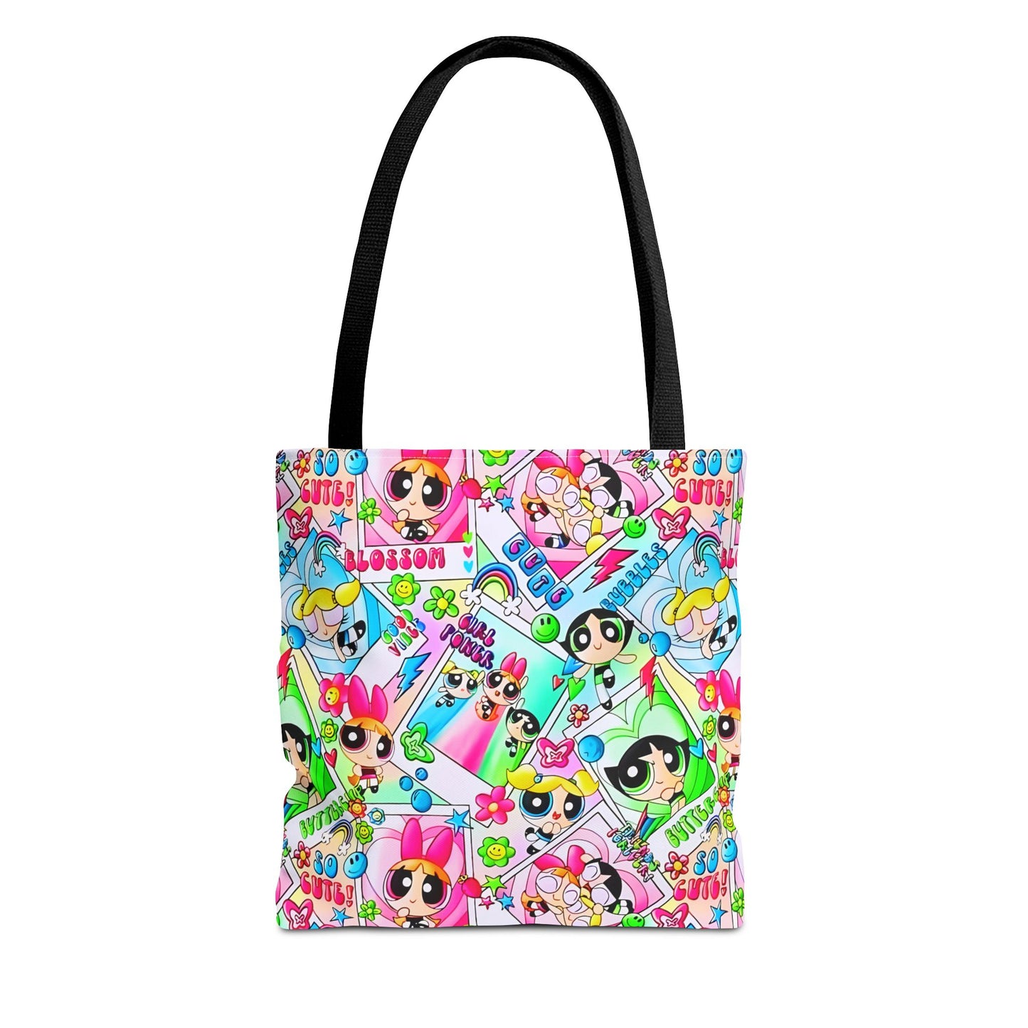 Power Puff Girls Tote Bag/ Pocket Book (3 Sizes) Christmas Gift