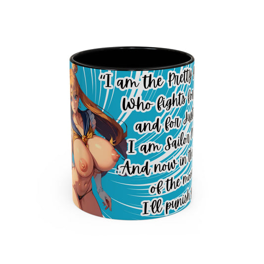 Uncensored Adult Popular Sailor Moon Anime girl Quote Accent Coffee Mug(11oz)